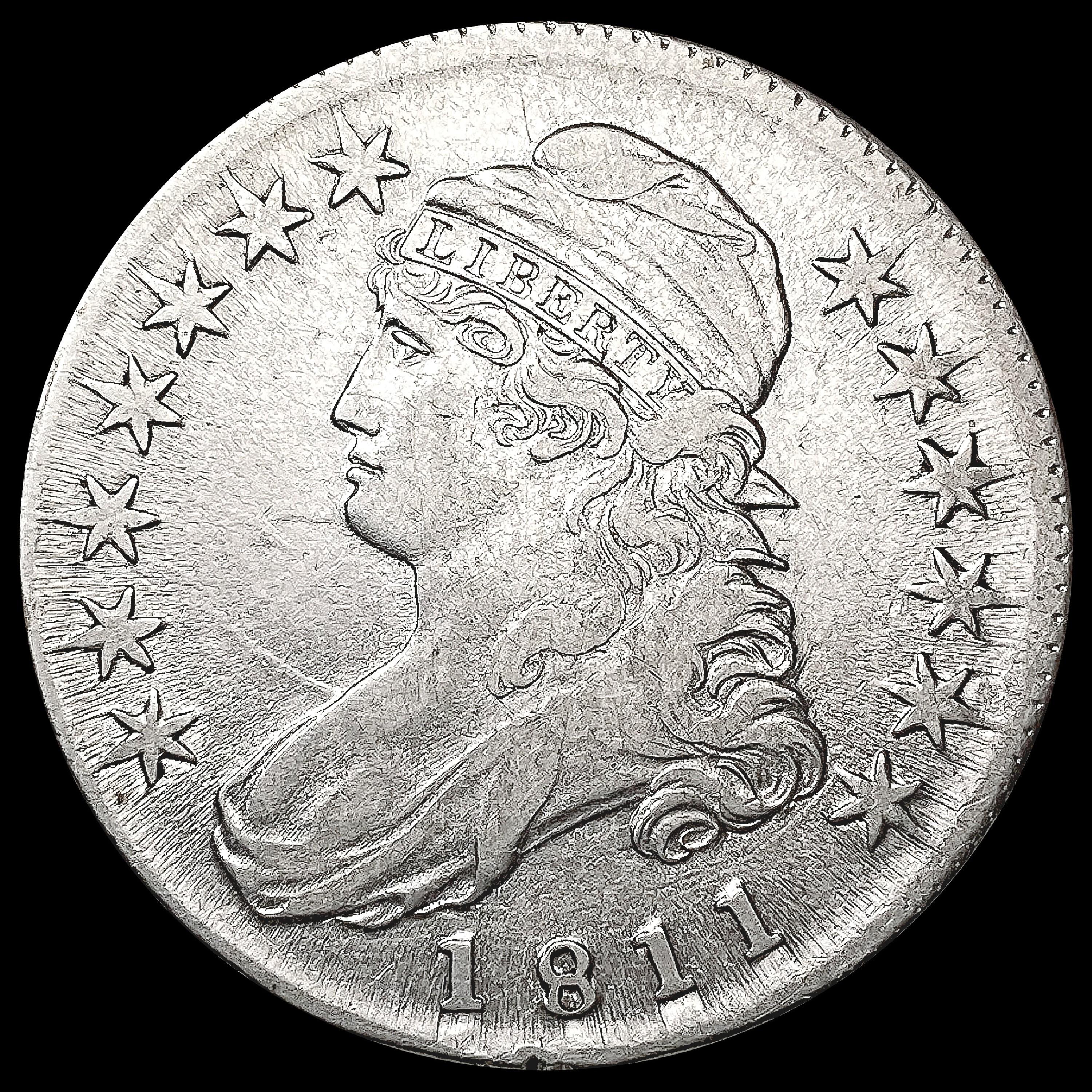 1811 Capped Bust Half Dollar NEARLY UNCIRCULATED