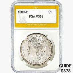 1889-O Morgan Silver Dollar PGA MS63