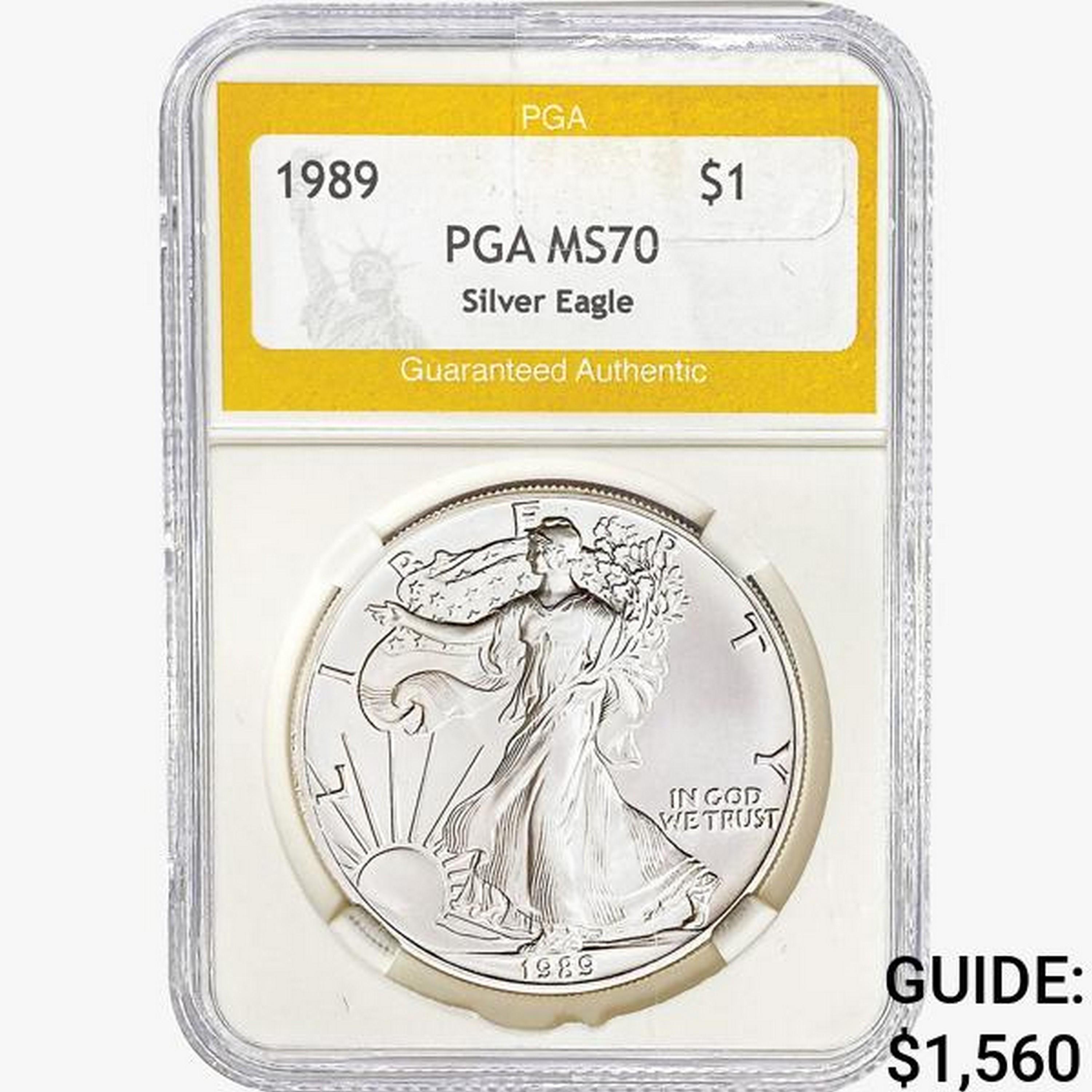 1989 Silver Eagle PGA MS70