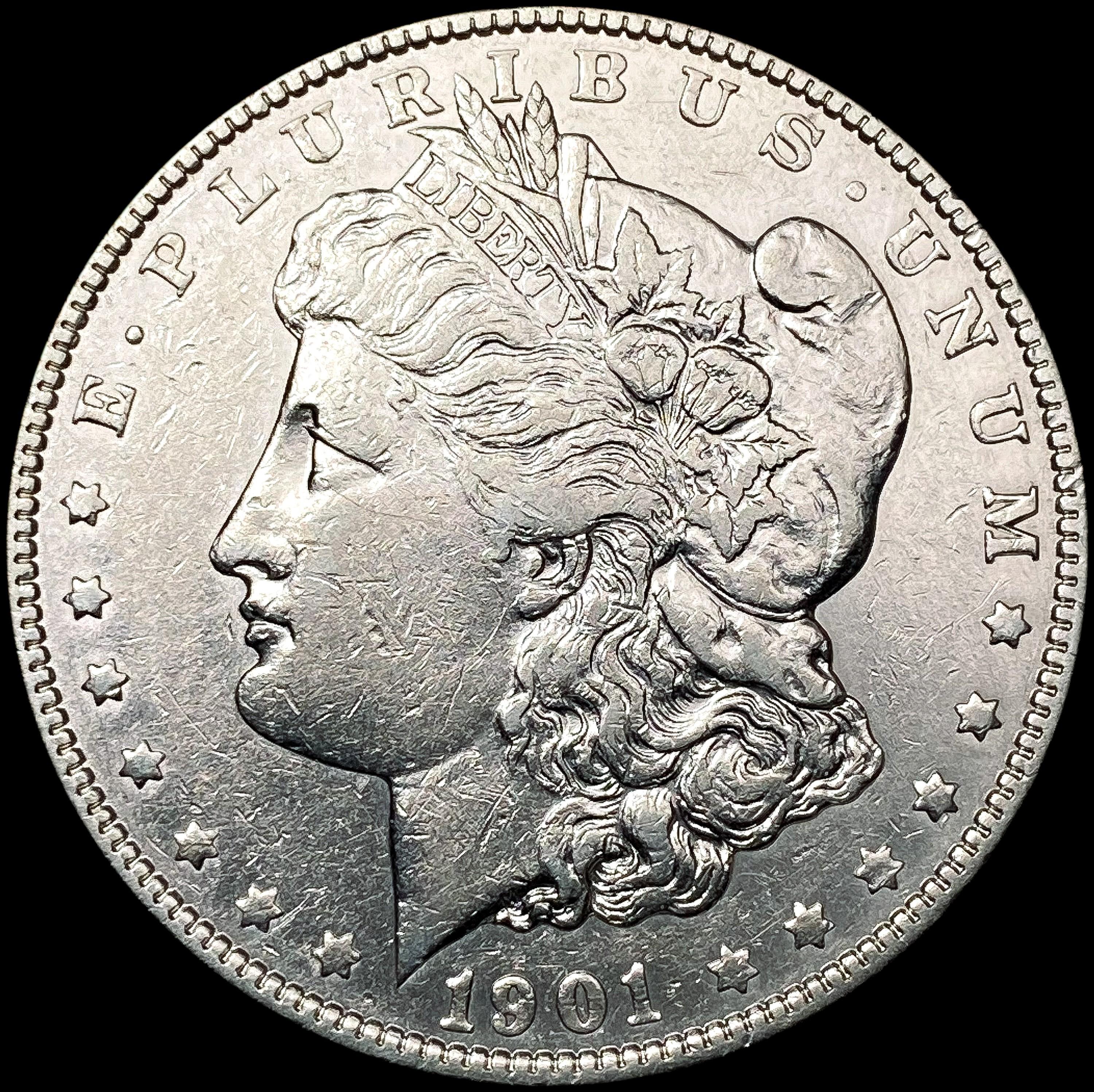 1901 Morgan Silver Dollar CLOSELY UNCIRCULATED