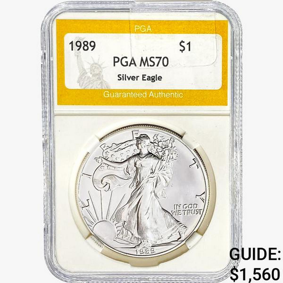 1989 Silver Eagle PGA MS70