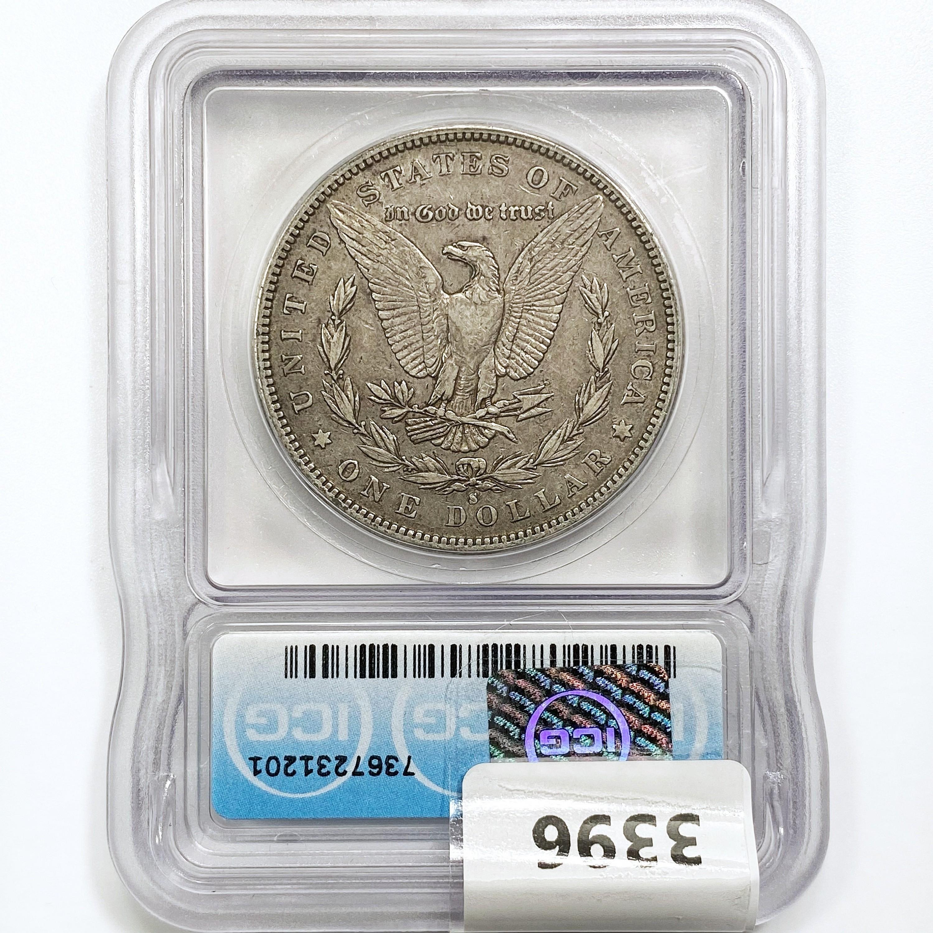 1883-S Morgan Silver Dollar ICG EF40