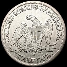 1861-S Seated Liberty Half Dollar LIGHTLY CIRCULAT