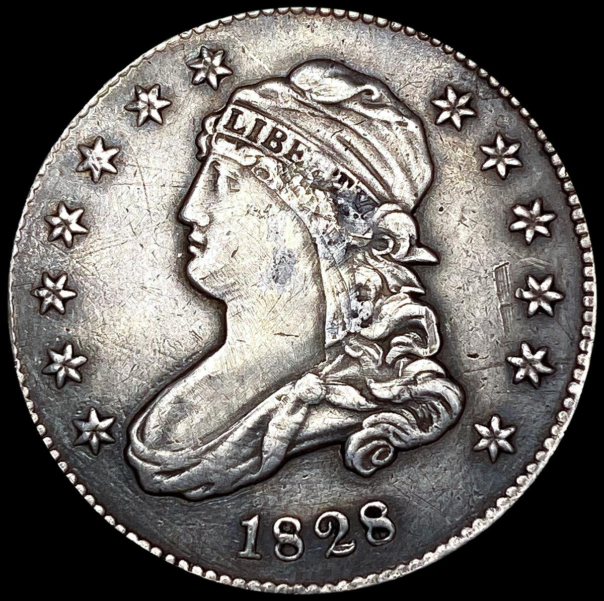 1828 Capped Bust Quarter LIGHTLY CIRCULATED