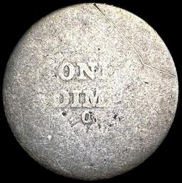 1838-O Seated Liberty Dime NICELY CIRCULATED