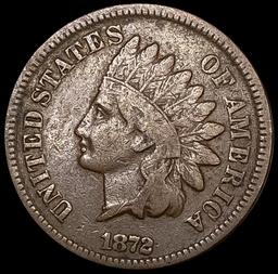 1872 Indian Head Cent LIGHTLY CIRCULATED