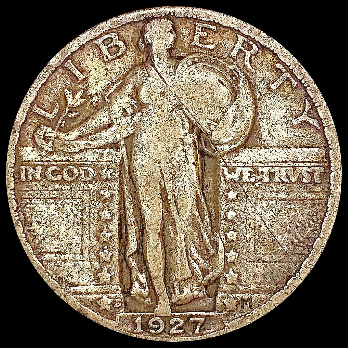 1927-S Standing Liberty Quarter NICELY CIRCULATED