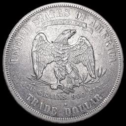 1877-S Silver Trade Dollar NEARLY UNCIRCULATED