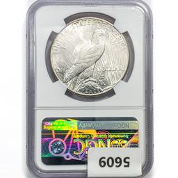 1926-S Silver Peace Dollar NGC MS61