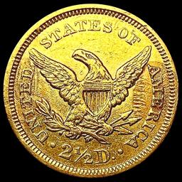 1856 $2.50 Gold Quarter Eagle CLOSELY UNCIRCULATED