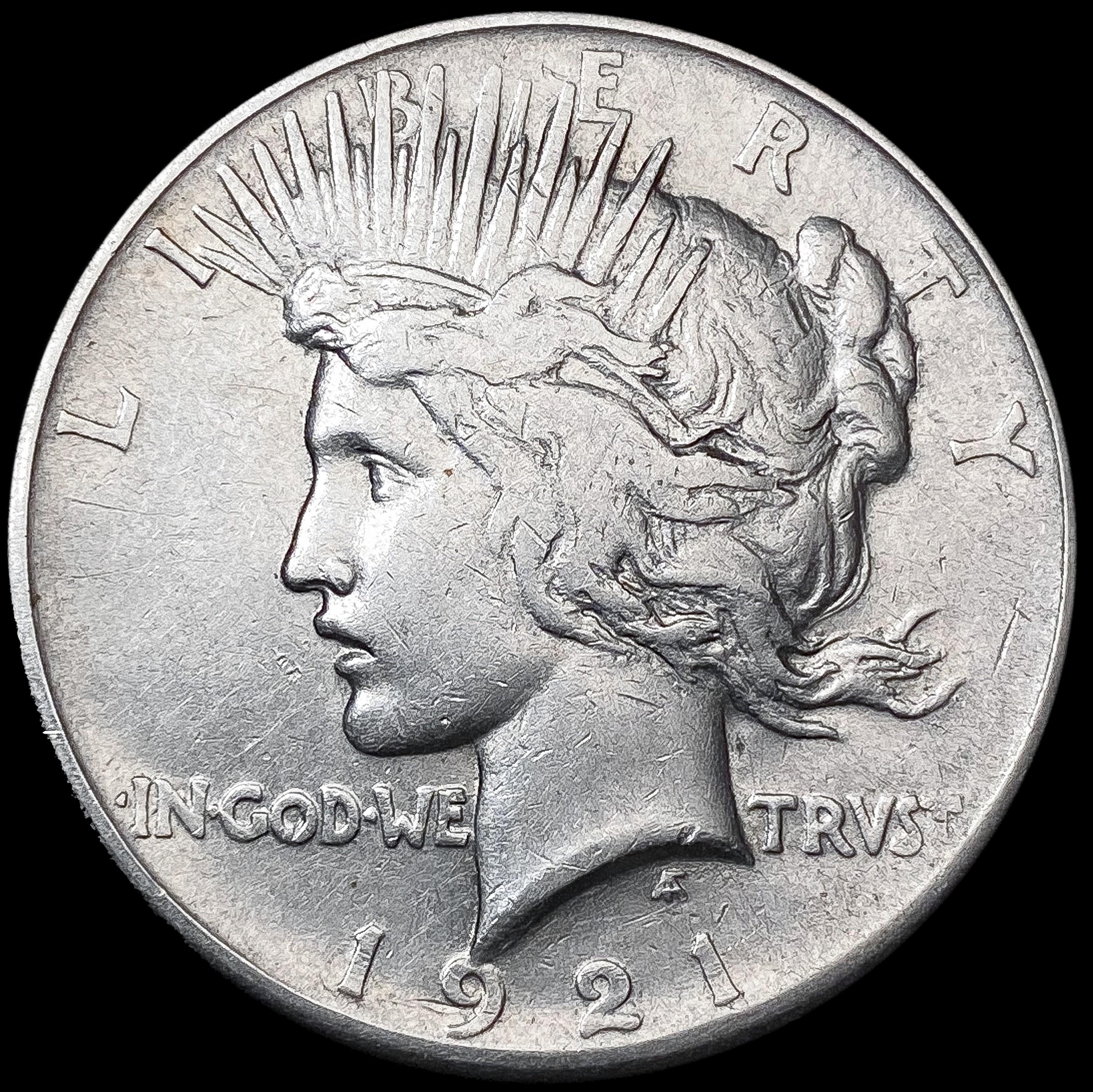 1921 Silver Peace Dollar LIGHTLY CIRCULATED