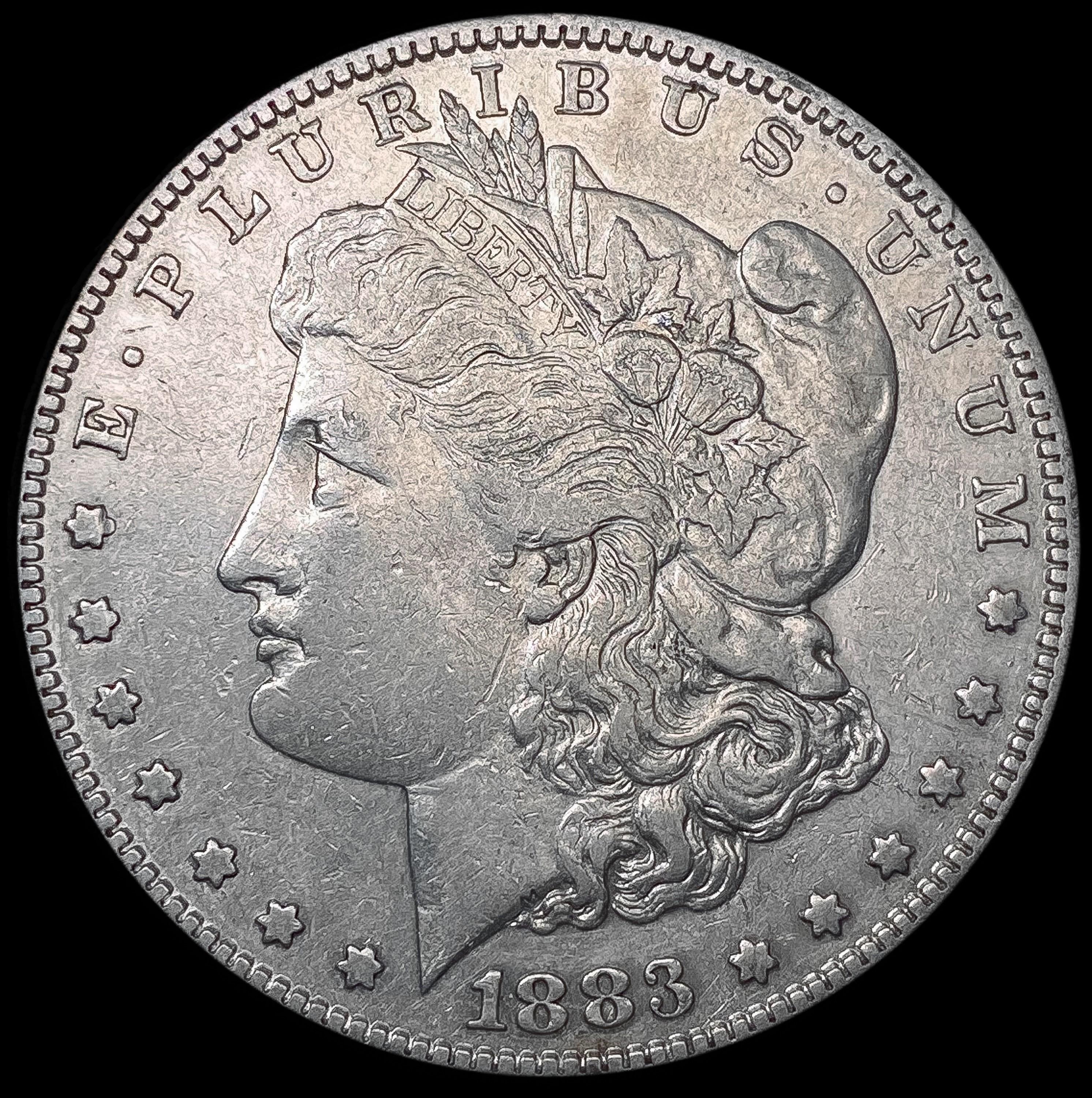 1883-S Morgan Silver Dollar NEARLY UNCIRCULATED