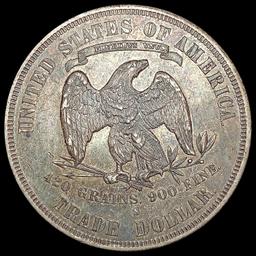 1878-S Silver Trade Dollar NEARLY UNCIRCULATED