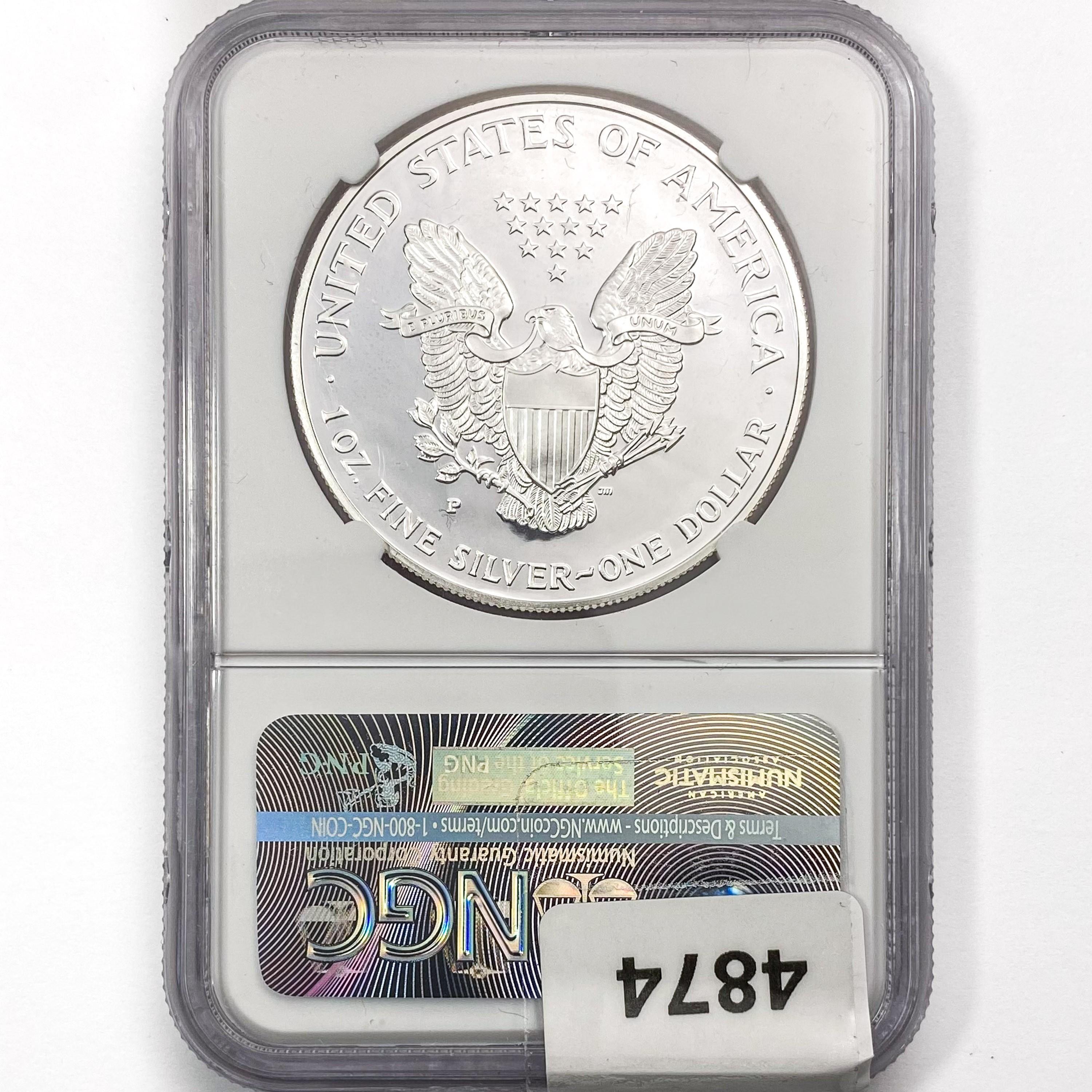 2000-P American Silver Eagle NGC PF70 UC