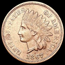 1867 Indian Head Cent CLOSELY UNCIRCULATED