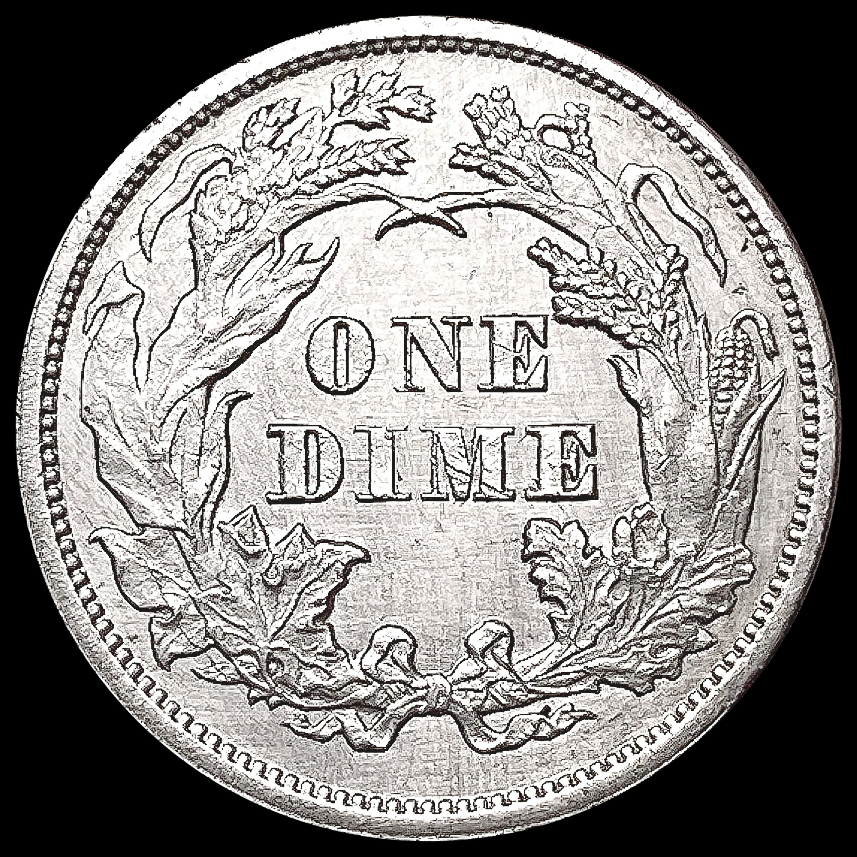 1876 Seated Liberty Dime UNCIRCULATED