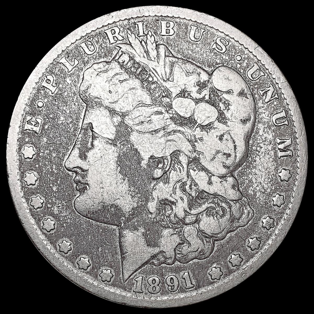 1891-CC Morgan Silver Dollar NICELY CIRCULATED