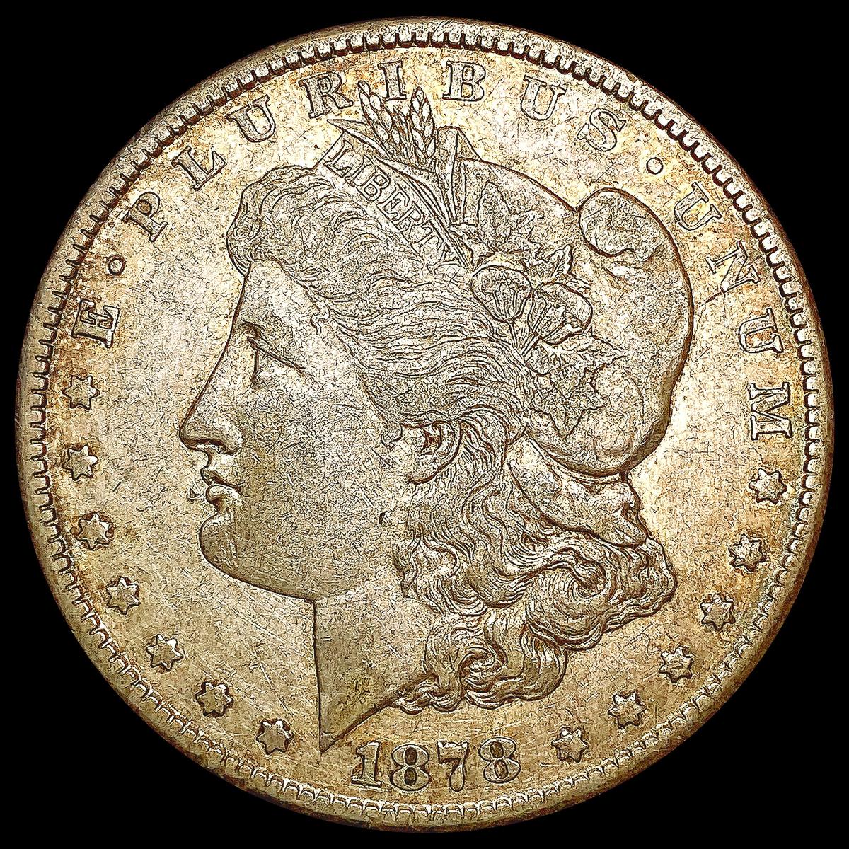 1878-CC Morgan Silver Dollar NEARLY UNCIRCULATED