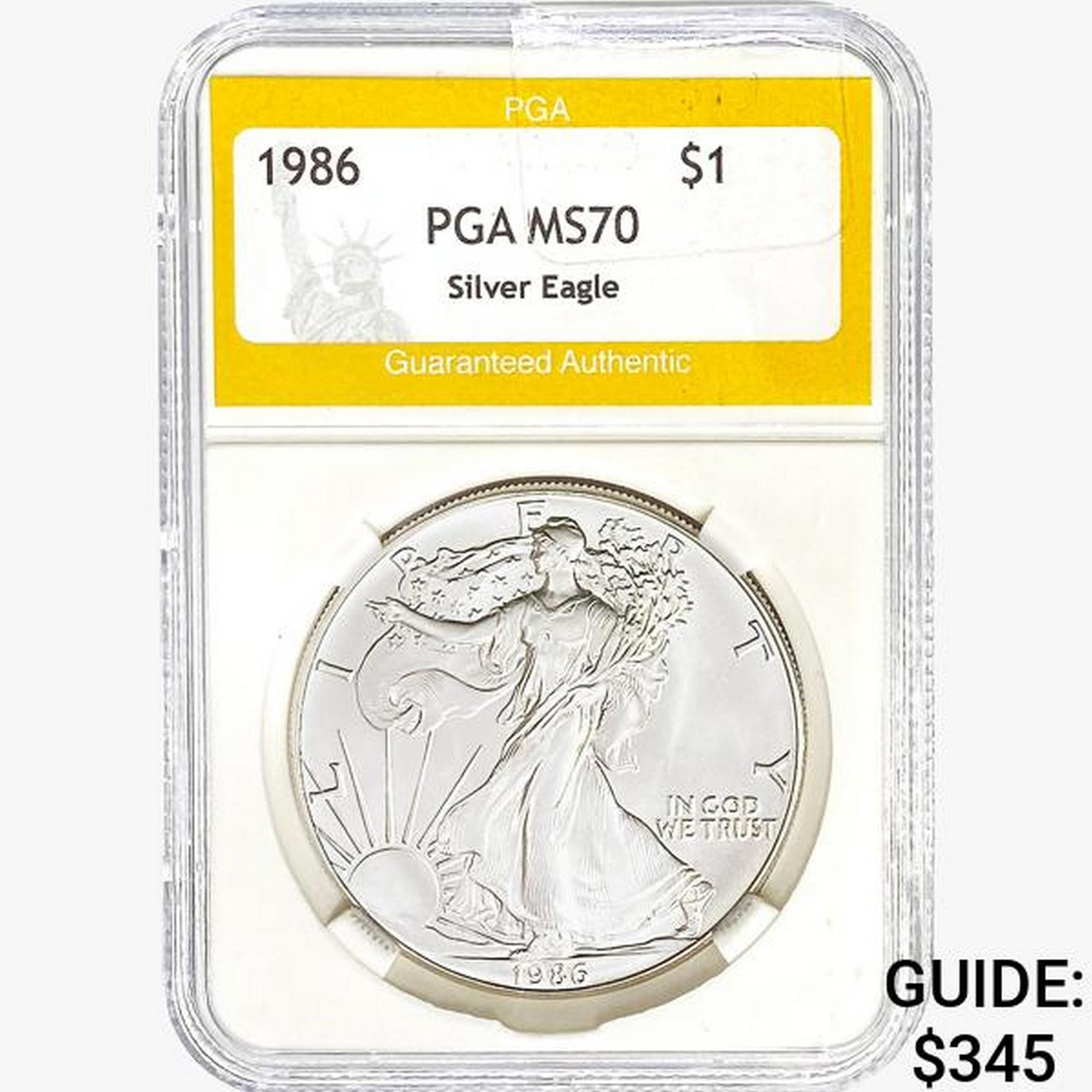 1986 Silver Eagle PGA MS70