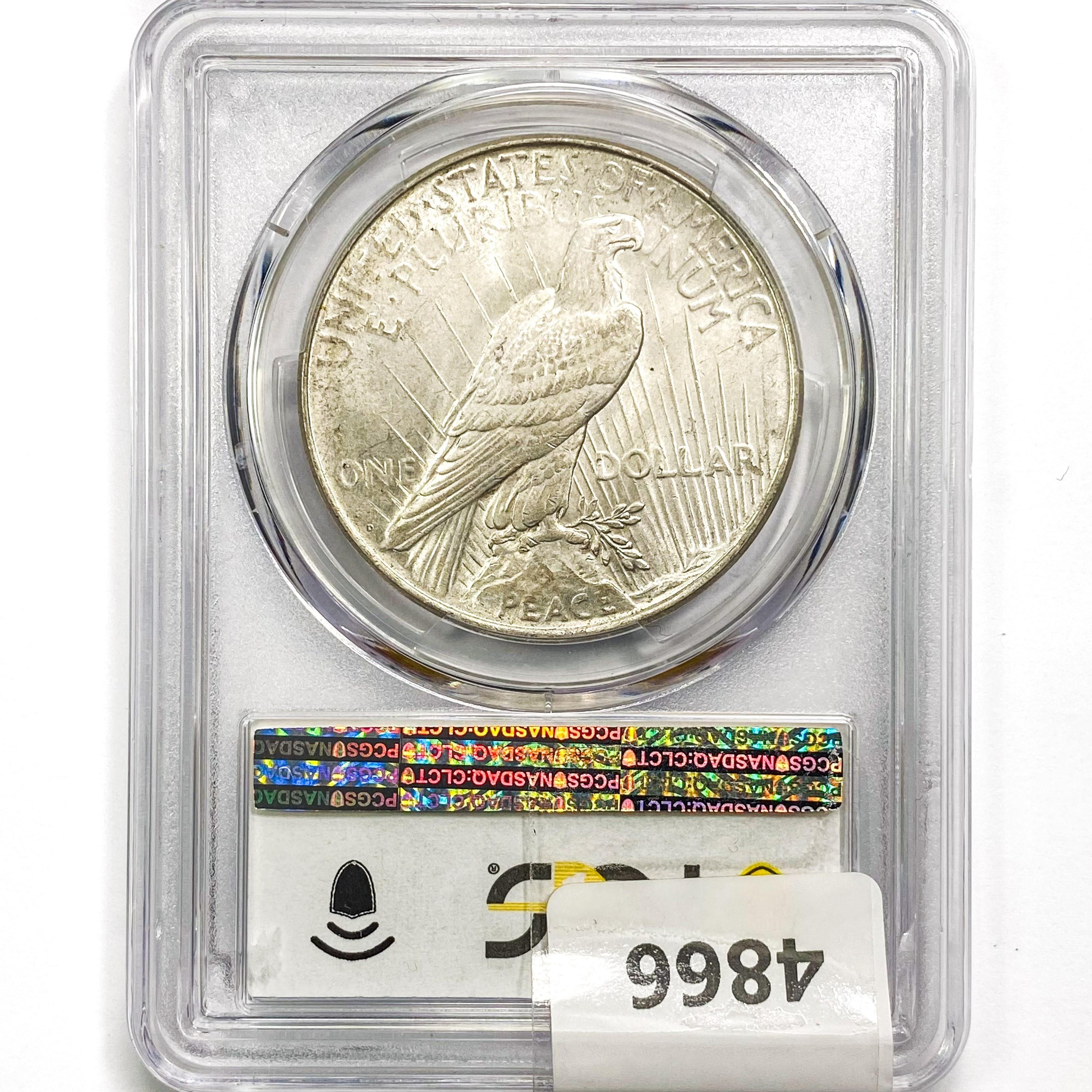 1923-D Silver Peace Dollar PCGS MS61