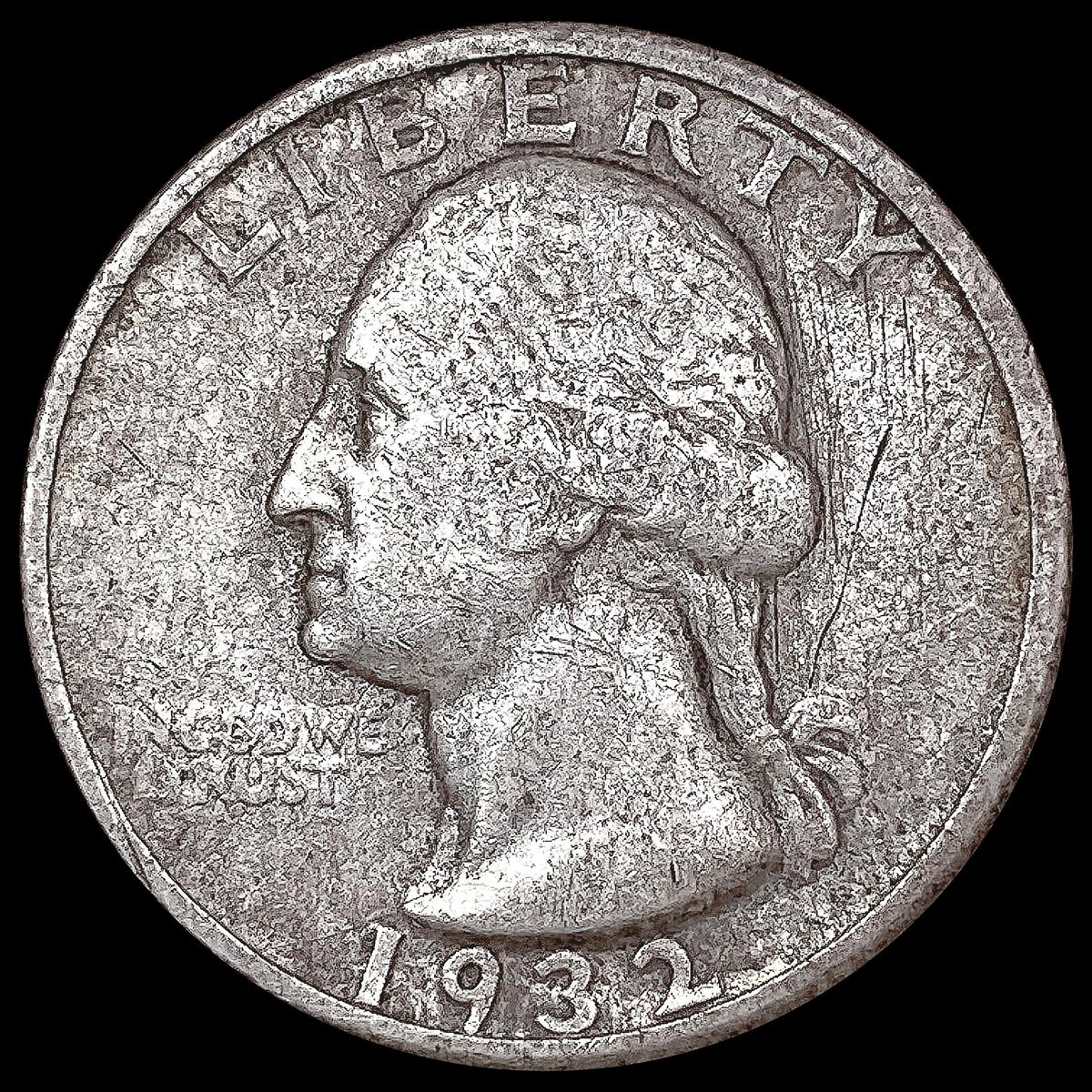 1932-S Washington Silver Quarter LIGHTLY CIRCULATE