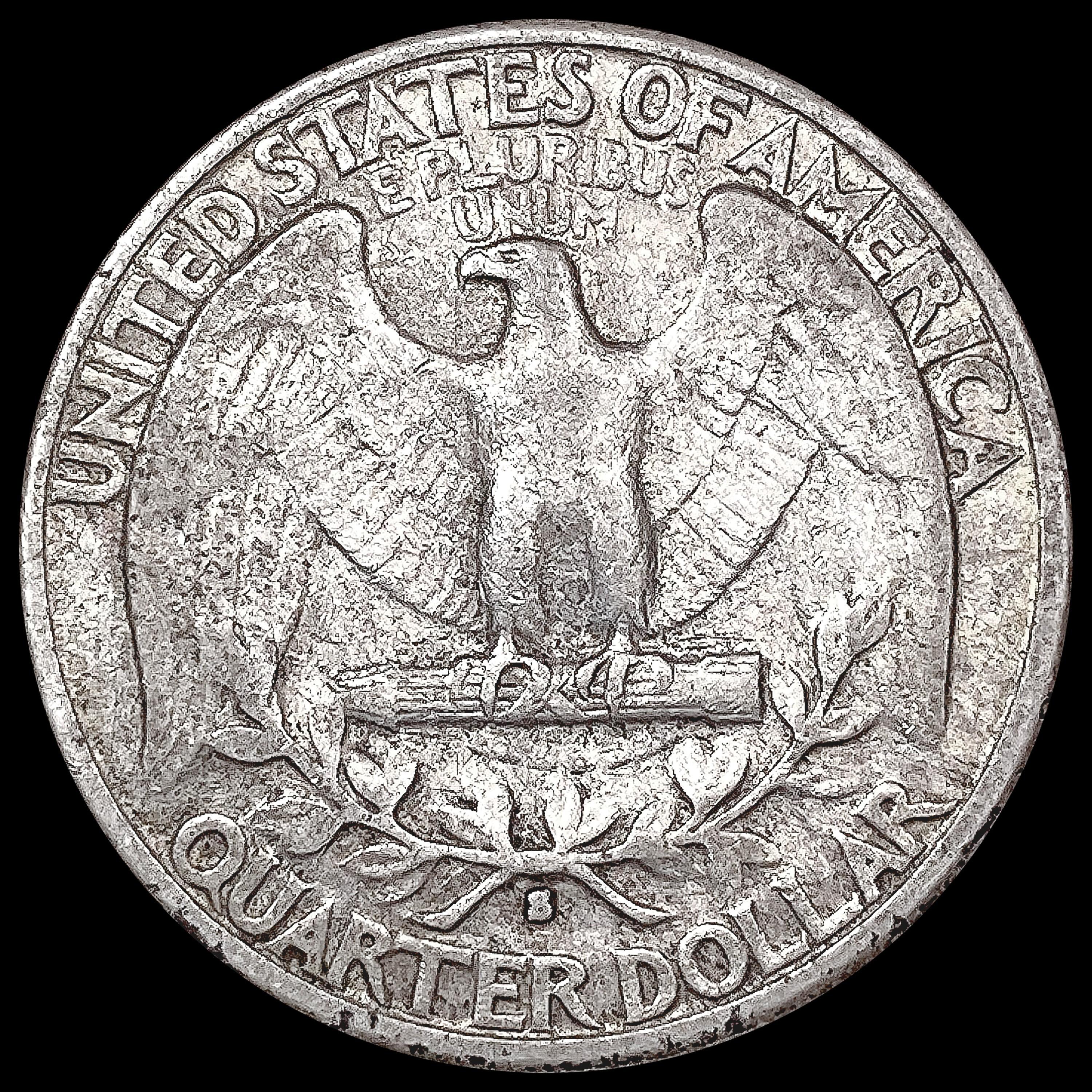 1932-S Washington Silver Quarter LIGHTLY CIRCULATE