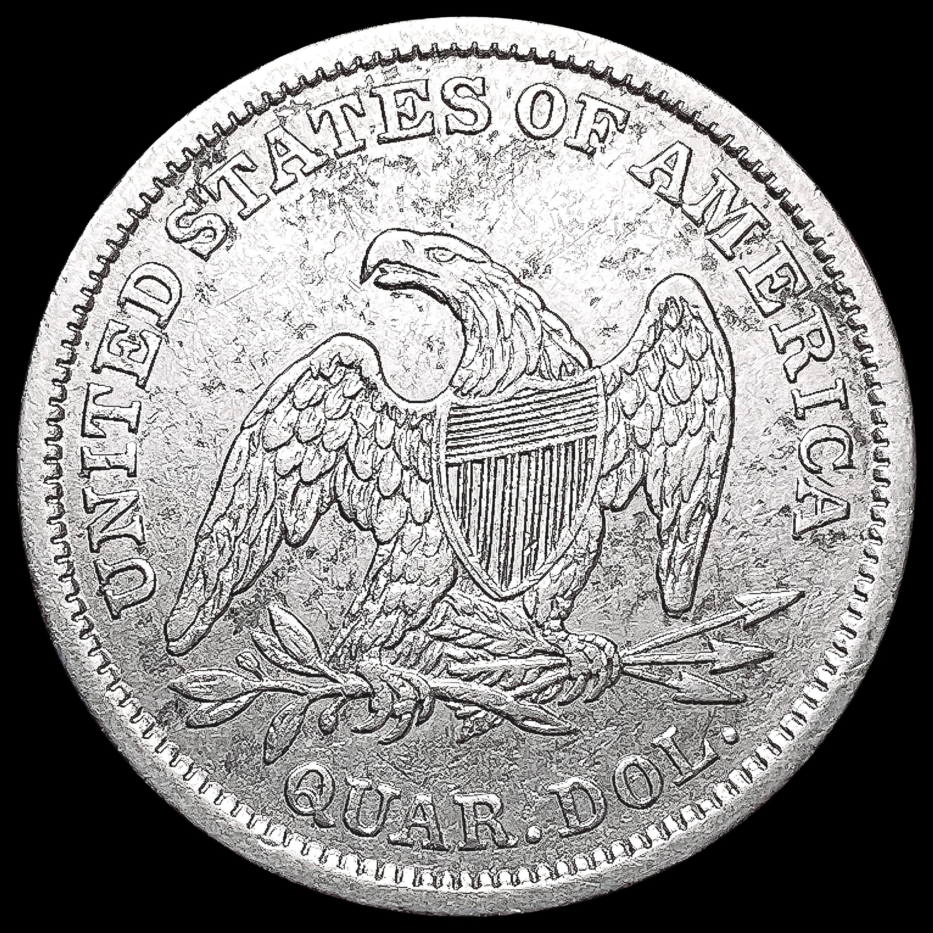 1838 Seated Liberty Quarter NEARLY UNCIRCULATED