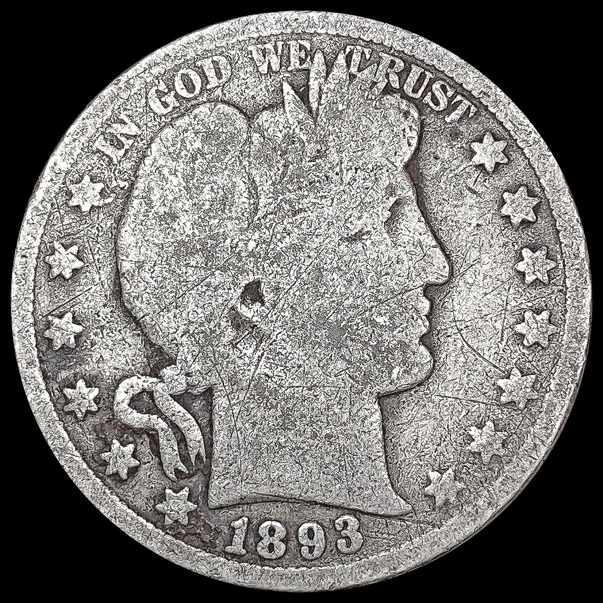 1893-S Barber Half Dollar NICELY CIRCULATED