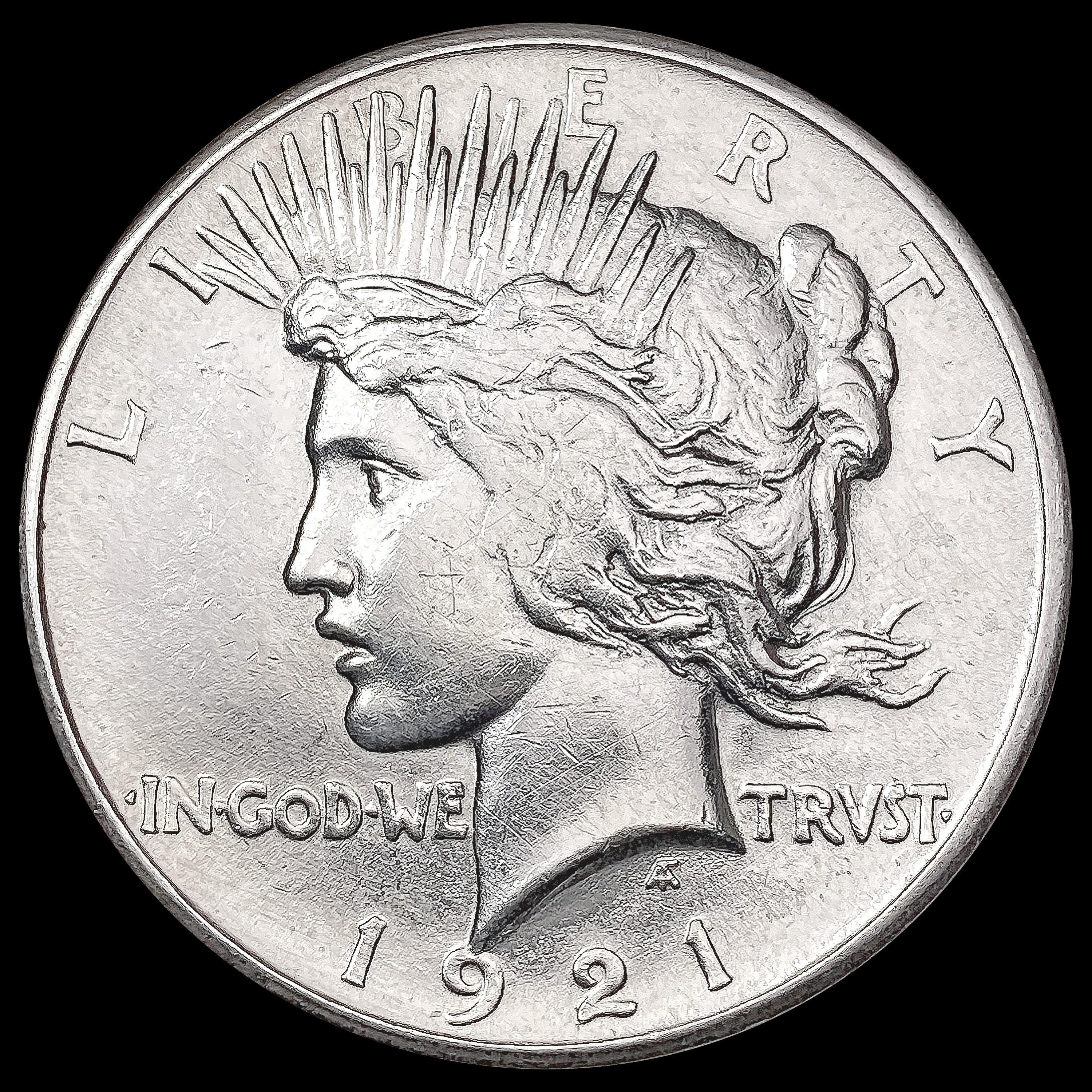 1921 Silver Peace Dollar LIGHTLY CIRCULATED