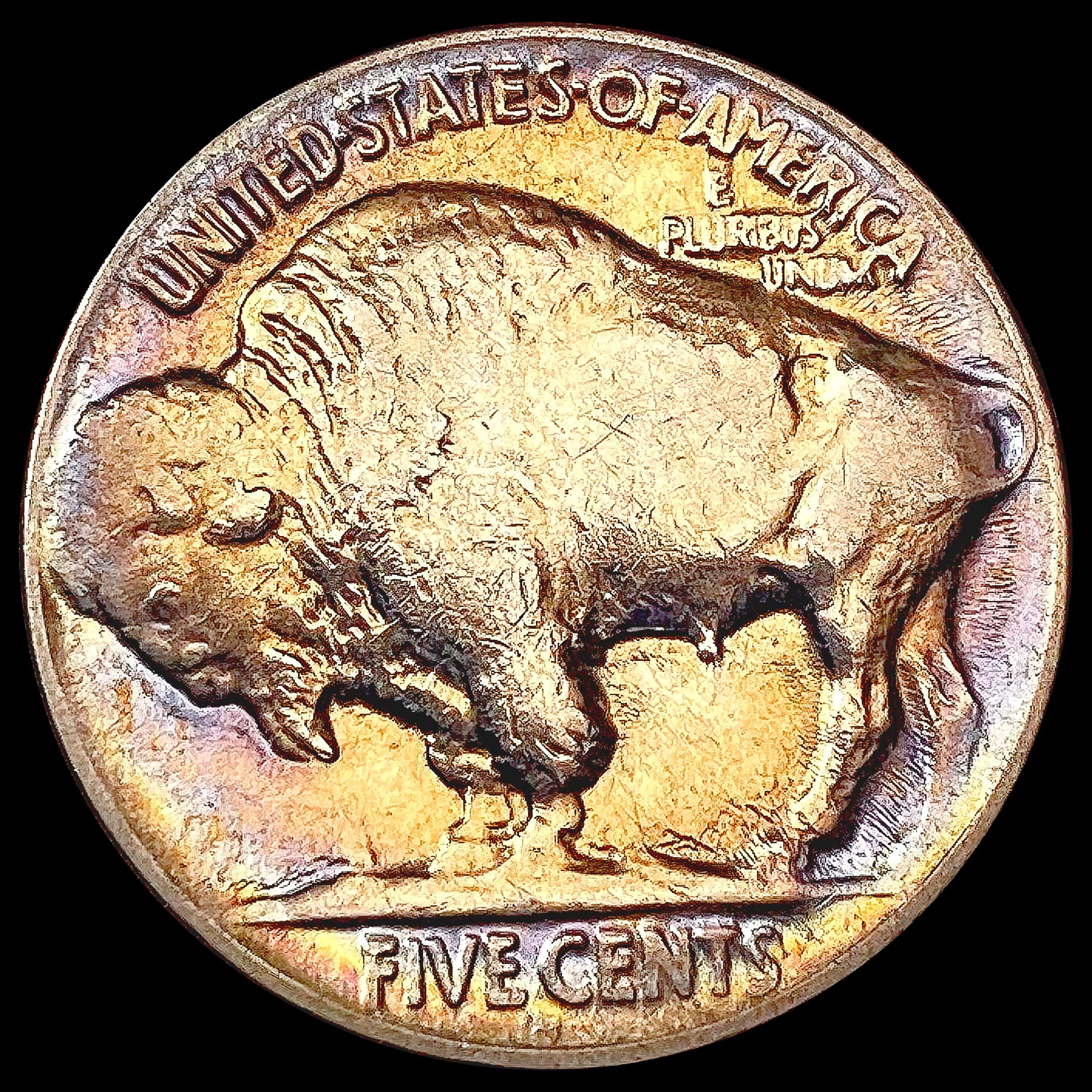 1926-D Toned Buffalo Nickel CHOICE AU