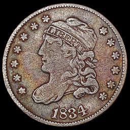 1834 Capped Bust Half Dime LIGHTLY CIRCULATED