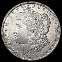 1891-CC Morgan Silver Dollar CLOSELY UNCIRCULATED