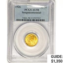 1926 Sesquincentennial $2.50 Gold Quarter Eagle PC