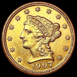 1907 $2.50 Gold Quarter Eagle UNCIRCULATED