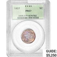 1937 Buffalo Nickel PCGS PR67