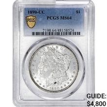 1890-CC Morgan Silver Dollar PCGS MS64