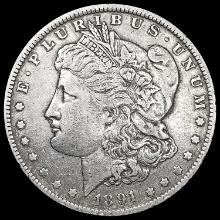 1891-O Morgan Silver Dollar NEARLY UNCIRCULATED