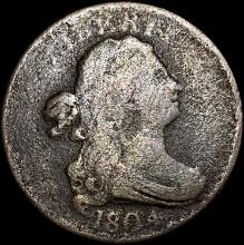 1804 Draped Bust Half Cent NICELY CIRCULATED