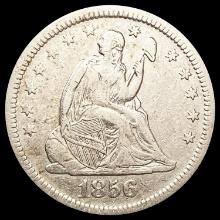 1856 Seated Liberty Quarter NEARLY UNCIRCULATED