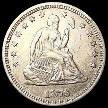 1876 Seated Liberty Quarter CLOSELY UNCIRCULATED