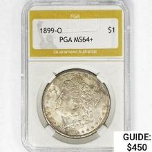 1899-O Morgan Silver Dollar PGA MS64+