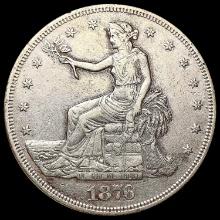 1876-S Silver Trade Dollar NEARLY UNCIRCULATED