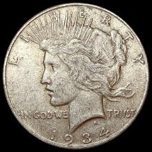 1934-D Silver Peace Dollar NEARLY UNCIRCULATED