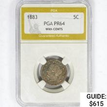 1883 Liberty Victory Nickel PGA PR64