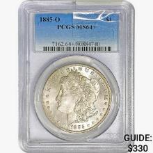 1885-O Morgan Silver Dollar PCGS MS64+