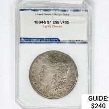 1884-S Morgan Silver Dollar DGS VF35