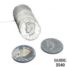 2000-S Kennedy Half Dollar Roll (20 Coins)