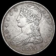 1838 Capped Bust Half Dollar CLOSELY UNCIRCULATED