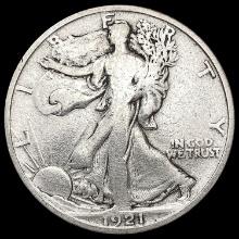 1921-D Walking Liberty Half Dollar NICELY CIRCULAT