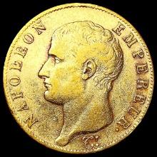 1806 France .3734oz Gold 40 Francs LIGHTLY CIRCULA